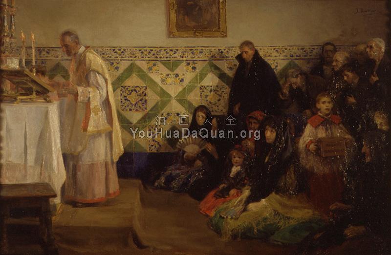 Oyendo misa Rocafort - 何塞·本鲁勒·吉尔